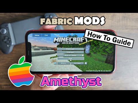 Fabric Mods on your iPhone Java Minecraft in 2025 Amethyst Launcher