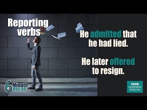 【BBC6分英会話】英語の「伝達動詞」とは？