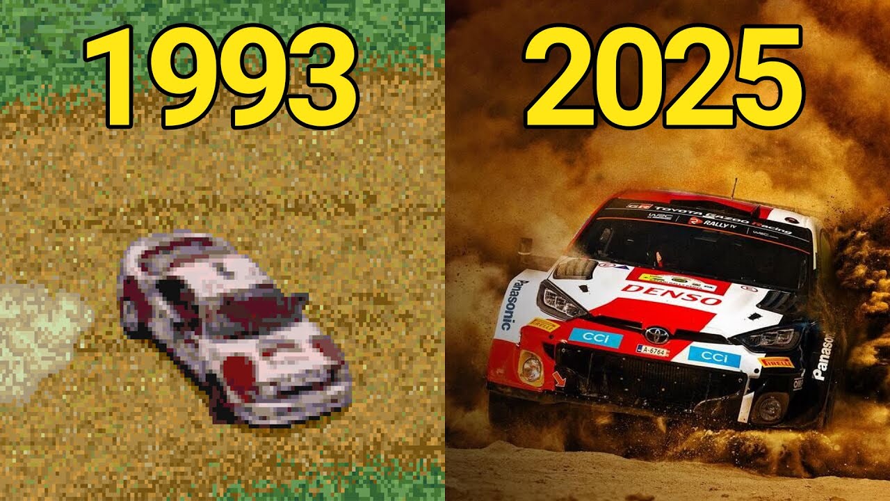 Evolution of World Rally Championship Games (1993-2025)