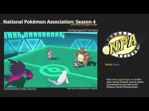 NPA 4 Finals - DaWoblefet (Holy Spirits) vs Darkpenguin67 (Ninjas)
