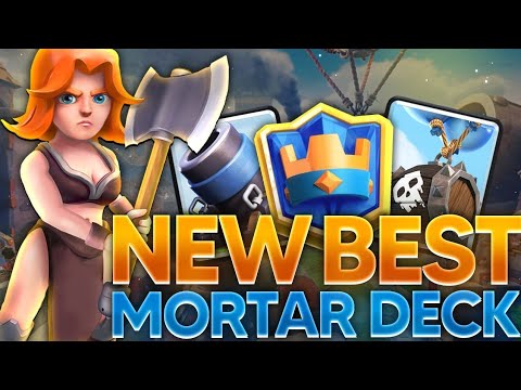 LADDER PUSH with NEW BEST MORTAR BAIT DECK! EASY 6600 TROPHIES! | Clash Royale