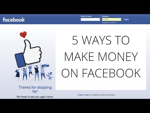 5 Ways to Make Money on Facebook // Gillian Perkins Video