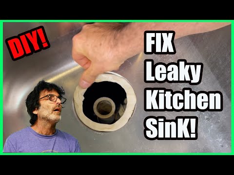 How to Fix Your Leaky Kitchen Sink!  ($10 at Lowes!) DIY!