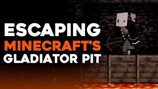 Escaping Minecraft&#39;s DEATH Prison (the gladiator pit) ft. SeenSven