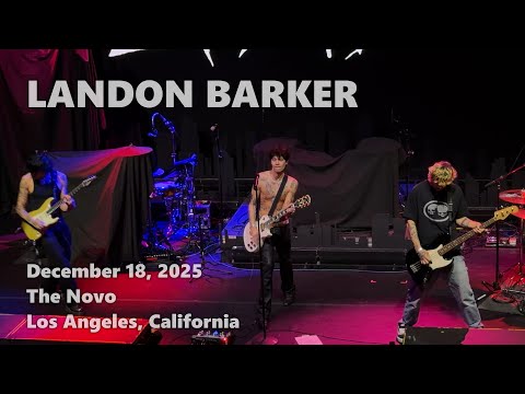 Landon Barker · 2025-12-18 · The Novo · Los Angeles · full live show