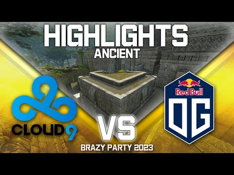 GODLIKE MATCH!!! Cloud9 vs OG - Ancient (map 3) - Brazy Party 2023 | CSGO | HIGHLIGHTS