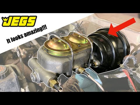 How to install a 7 inch brake booster and Corvette style master cylinder!!