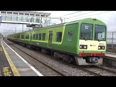 IE 8500 Class Dart Train number 8603 - Blackrock Station, Dublin