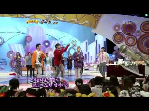 110904 ZE A KV, SW, KH, DJ 1000 song challenge Champion Noraebang cut