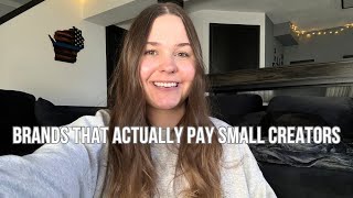 30 Brands That Pay Small Creators — Full Breakdown & Transcript