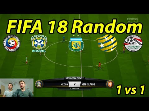 FIFA 18 Random 1 vs 1 - Editie Speciala cu Nationale !