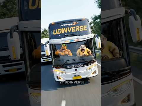 NGEBLONG! Aksi Bus STJ & Telolet Basuri Jemput Dontol Mudik #ai #tungtungsahur #lucu #udindindindun