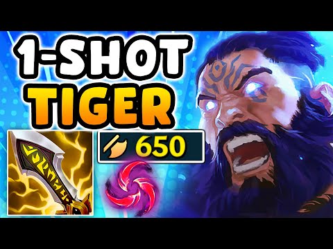 This is what happens when Udyr gets 650 AD and 100% CRIT... (enemy can't even play)