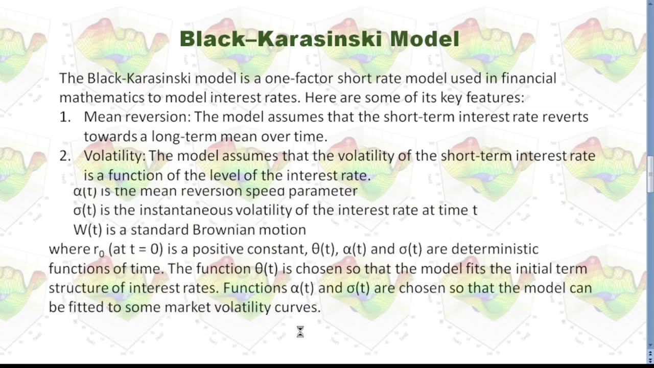 Black Karasinski Model & Calibration in Python