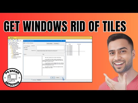 How to Get Rid of Tiles in Windows 10