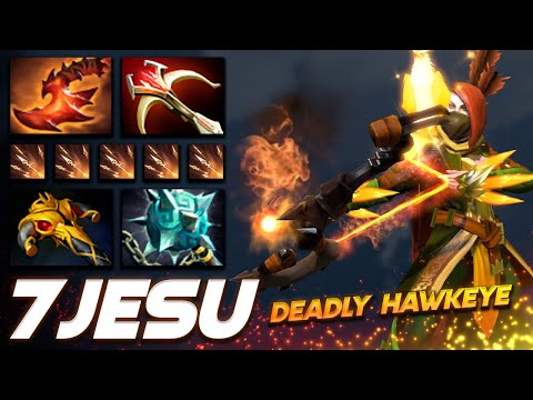 7jesu Windranger Deadly Hawkeye - Dota 2 Pro Gameplay [Watch & Learn]