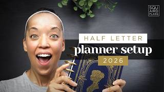 Finally! My 2026 Half Letter Discbound Planner Setup 😅