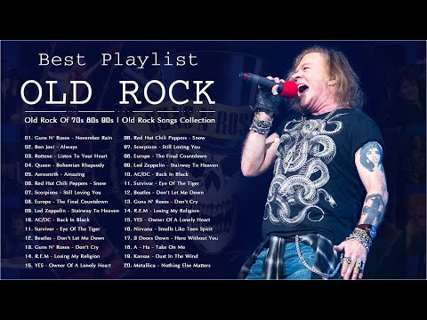 Pink Floyd, Scorpions, Queen, Bon Jovi, AC/DC, Aerosmith... || Best Old Rock 80s and 90s