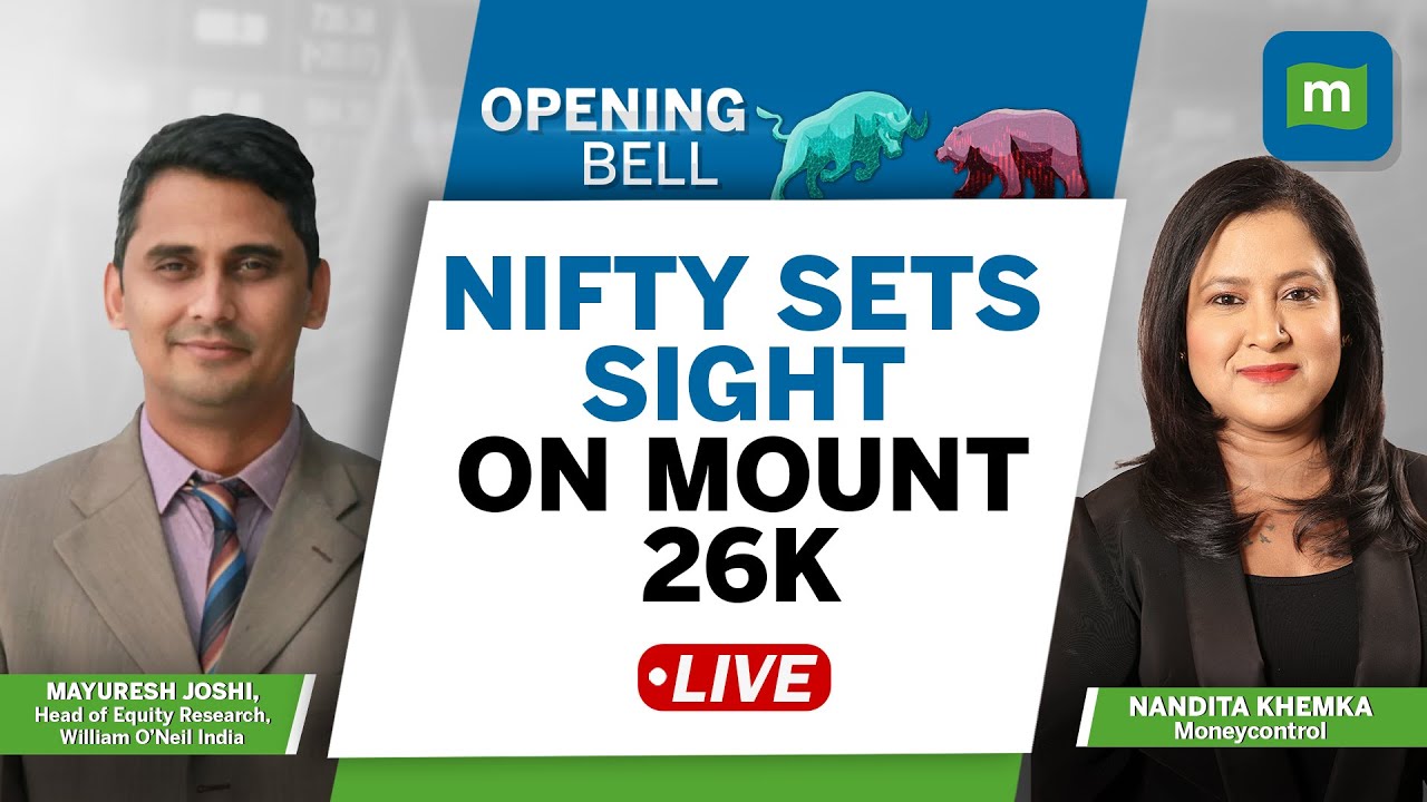 Live: Will Nifty Scale Mount 26k In F&O Expiry Week? HDFC Bank, Vodafone Idea In Focus|Opening Bell
