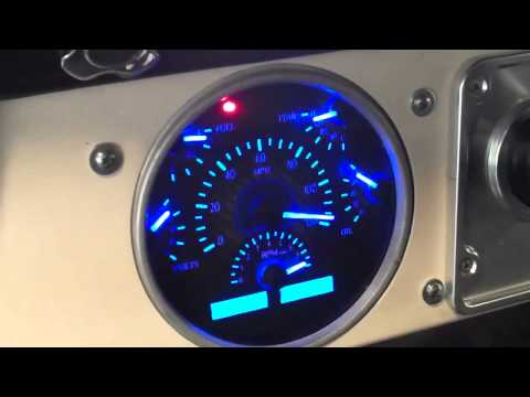 Dakota Digital VHX Dash in WILD HORSES 1976 Bronco