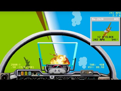 Air Combat: F-86 vs Me-262 (Fatal bail-out!)[for Macintosh]