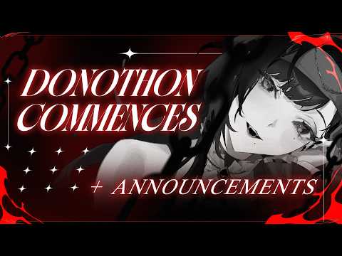 THE DONOTHON COMMENCES! + NEW ANNOUNCEMENTS AND SPECIAL MERCH??【#CERSEABDAY2026】