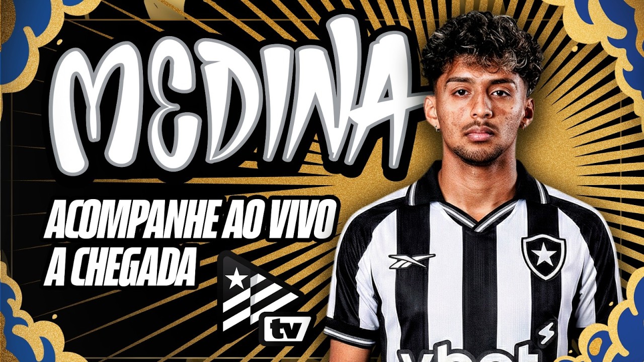 AO VIVO: Botafogo TV acompanha chegada de Cristian Medina no aeroporto do Rio