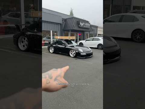 Porsche 911 Carbon Fiber Front Lip Install! #porsche #shorts