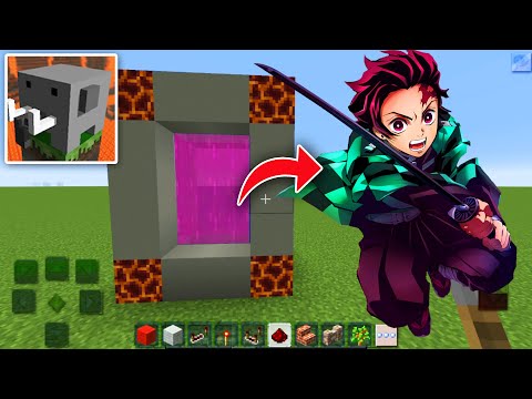How to Make PORTAL to DEMON SLAYER in CRAFTSMAN : Building Craft