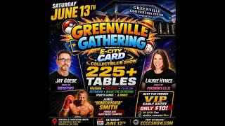 Greenville Gathering Card Show LIVE! Mystery Slabs, Wheel Spins, Plinko & Giveaways!