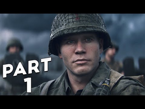 Call of Duty: WW2 Walkthrough Part 1 - D-Day [No Commentary]