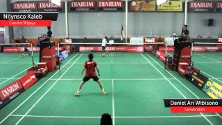 preview picture of video 'Daniel Ari Wibisono (PB. Sarwendah) VS Nijynsco Kaleb (PB. Candra Wijaya)'
