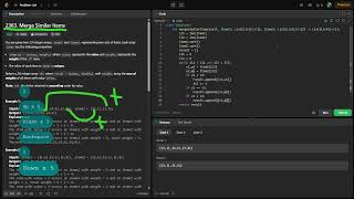 Leetcode easy problem 2363. Merge Similar Items | devops python practice