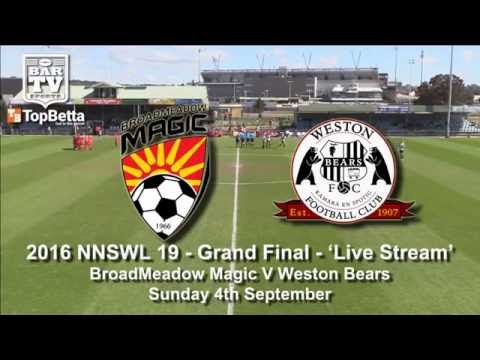 2016 NNSWF NPL U19's Grand Final Highlights - Weston Bears FC v Broadmeadow Magic