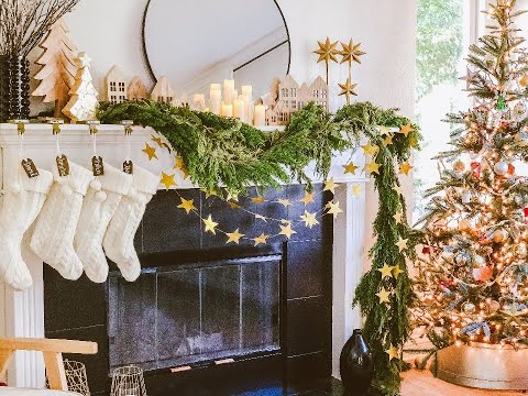 Skoye 2-Pack,Gold Star Garland, Golden Christmas Galaxy Banner, Twinkle Twinkle Little Star G Review