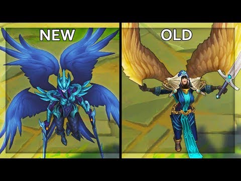 All Kayle Skins NEW and OLD Texture Comparison Rework 2019 (League of Legends)