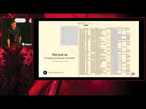 OffensiveCon22 - Shane Huntley - Keynote - Your Place in the Threat Landscape
