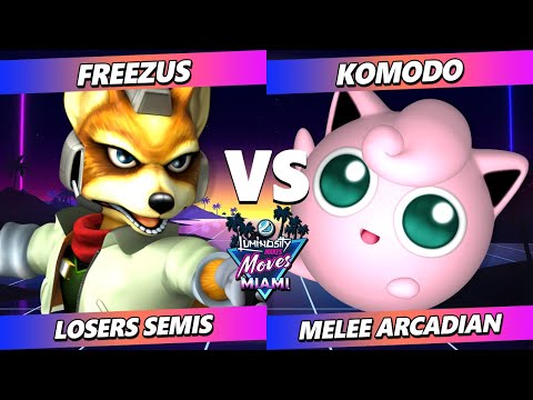 LMM Miami 2023 Losers Semis - Freezus (Fox) Vs. Komodo (Jigglypuff) Smash Melee - SSBM