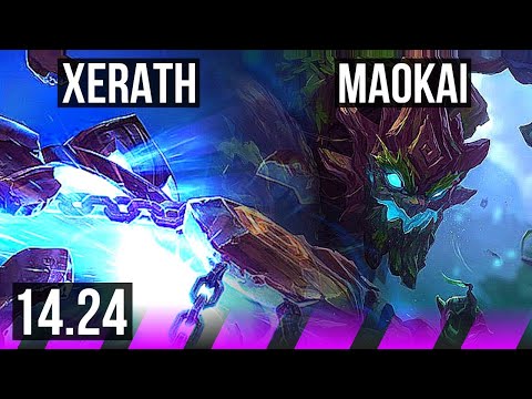 XERATH & Viktor vs MAOKAI & Jhin (SUP) | NA Master | 14.24