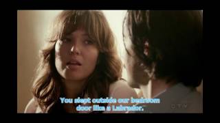 Love scene with Mandy Moore