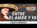 Entre El Amor Y Yo - Vicente Fernández - Con Letra (Video Lyric)