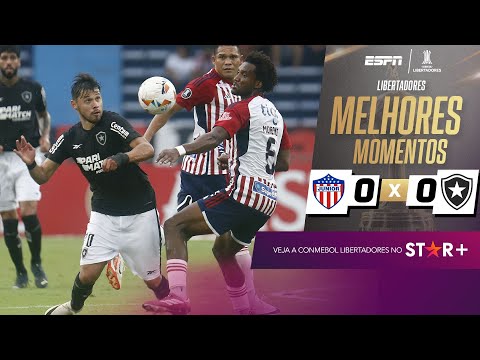 Gols e lances de Junior Barranquilla x Botafogo