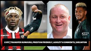 Joelinton | Mike Ashley | Preston game | Transfers