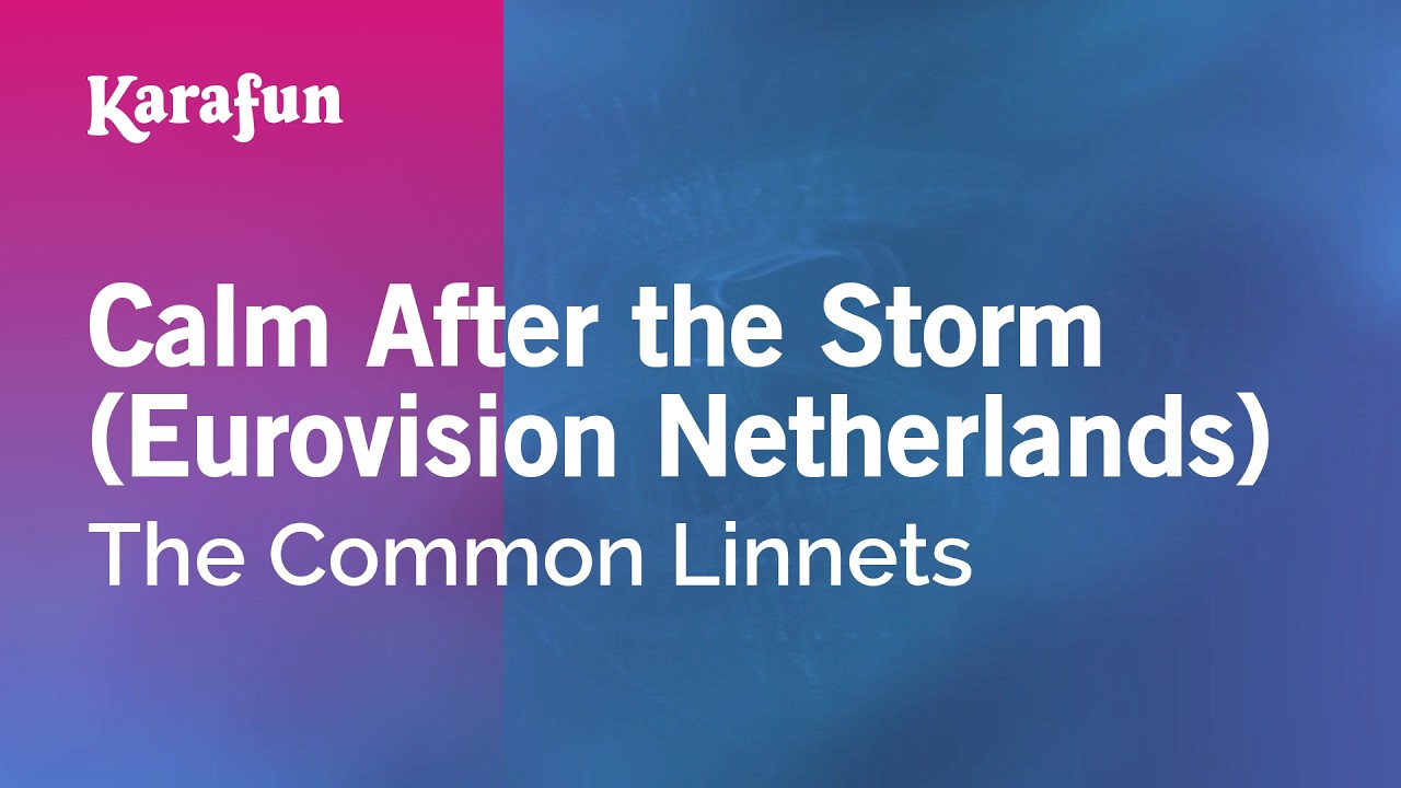 Calm After the Storm (Eurovision Netherlands) - The Common Linnets | Karaoke Version | KaraFun