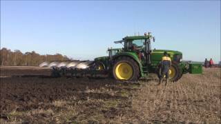 preview picture of video 'John Deere at Kirriemuir Ploughing Match, 2013.'