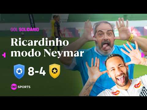 RICARDINHO À LA NEYMAR, GOLAÇO DO MARCOS ASSUNÇÃO E MAIS! OS MELHORES MOMENTOS DO GOL SOLIDÁRIO
