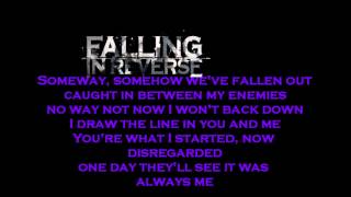 Falling in Reverse - Raised by Wolves lyrics