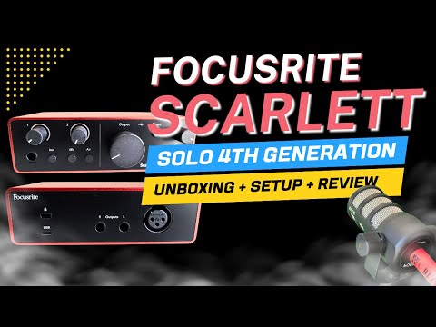 Focusrite Scarlett Solo 4th Gen