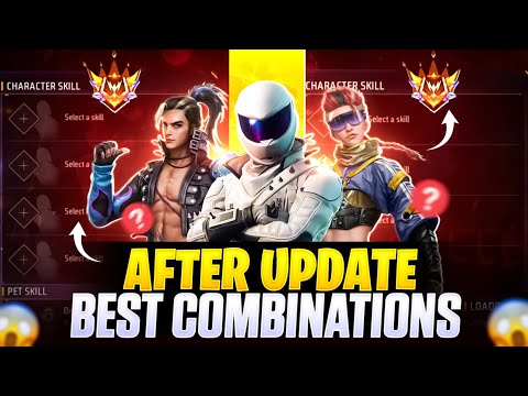 (AFTER OB-52 UPDATE) BEST SKILL COMBINATIONS FOR BR RANK & CS RANK || Best Character Combination