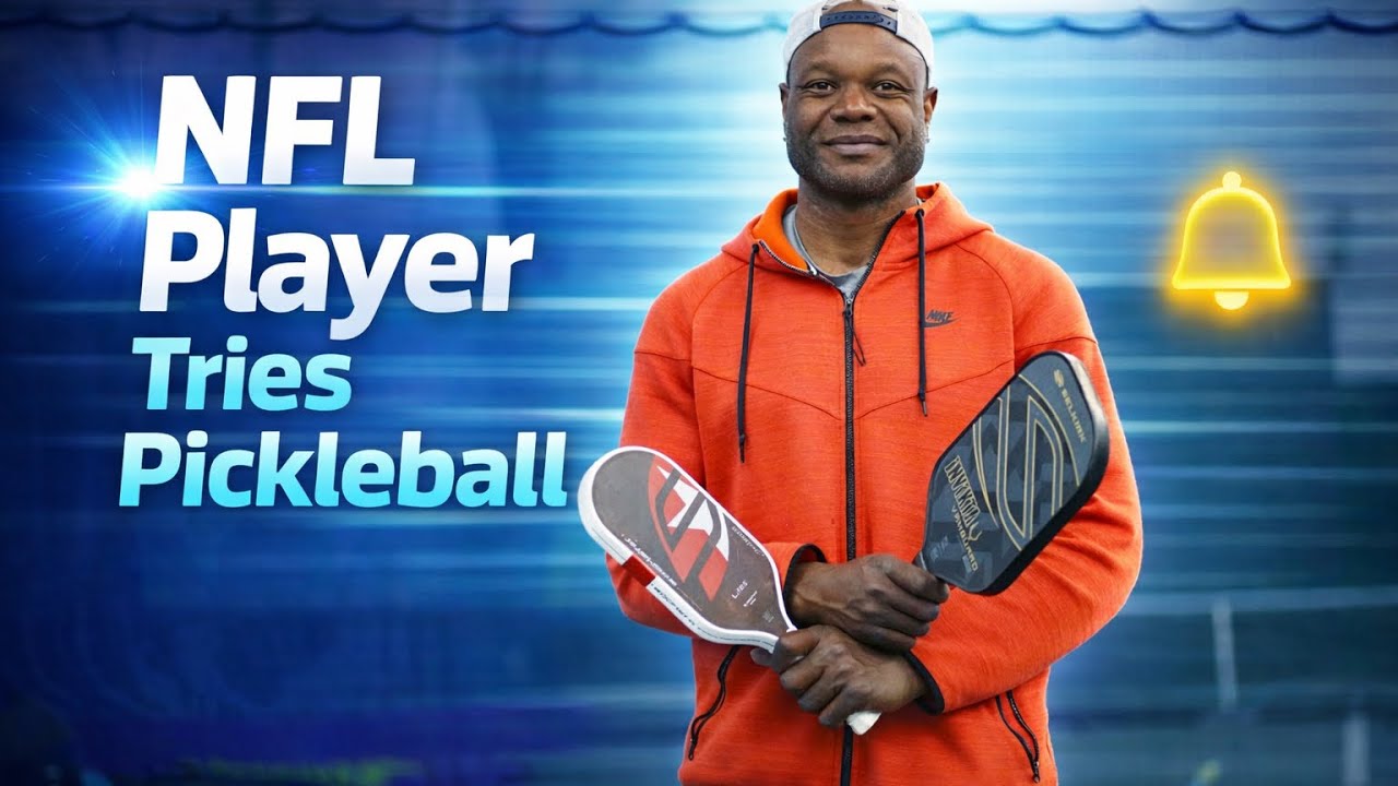 NFL Player tries Pickleball 